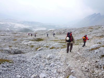015-Bergwanderung ueber die Fanes-Hochflaeche